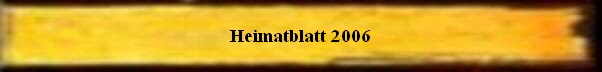  Heimatblatt 2006 